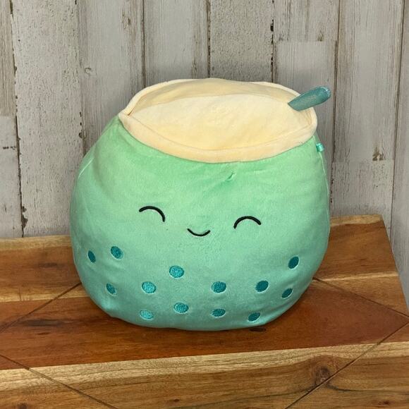 Squishmallows‎ Jakarria the Boba Tea Plush Toy 8" Closed Eyes - Picture 1 of 4